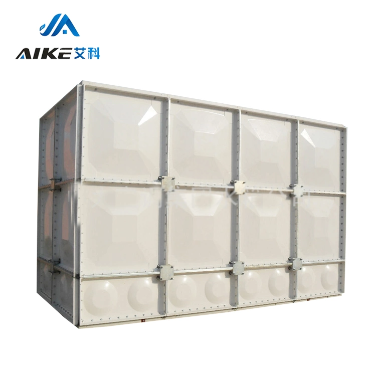 Manufacturer Supplier Wholesale Price Sealing Modular Flexible Sectional Square SMC GRP FRP Farming Fiberglass Panel Drinking Water Treatment Storage Tank