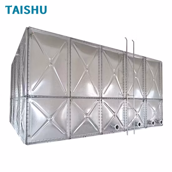 Réservoirs d'eau à panneau sectionnel GRP/SMC/FRP/réservoir de stockage d'eau FRP/GRP /acier/ 5000L/1000L/carré/pliable/dissimulé/réservoir d'eau en plastique