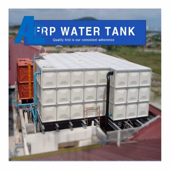 Aquariums chimiques en plastique de résine de polyester de fibre de verre de FRP GRP en gros réservoirs d'élevage de poissons de stockage d'eau d'huile