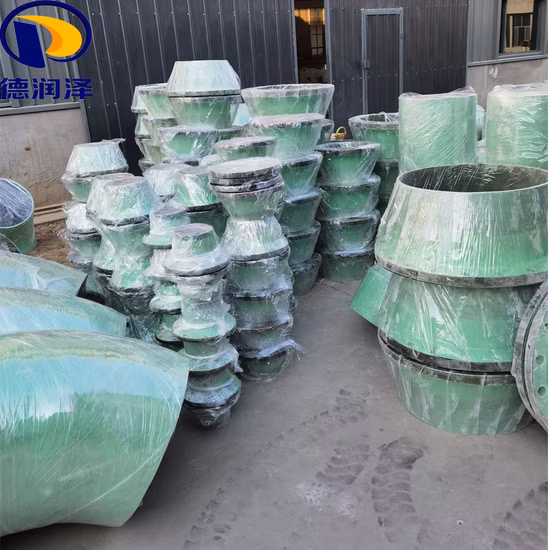 Raccords de tuyauterie FRP/GRP, raccords en fibre de verre GRP/GRP avec non