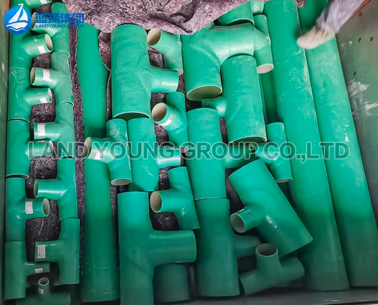 Garnitures de tuyau faites sur commande de fibre de verre de FRP/ GRP approuvées par ISO9001